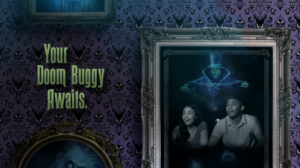 haunted mansion on-ride photo