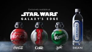 star wars galaxy's edge tsa coke bottles