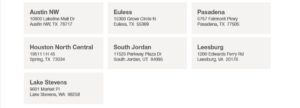 target disney stores list 2