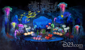 the little mermaid live set