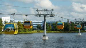disney skyliner first ride video