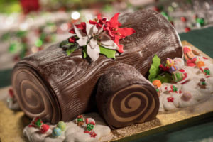 jingle bell jingle bam yule log dessert