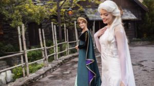 anna elsa frozen II new look epcot