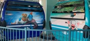 Disney Skyliner pop century bus service
