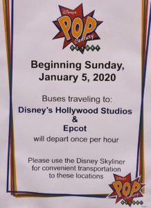 disney pop century bus skyliner