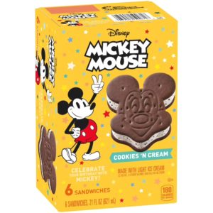 mickey mouse ice cream sandwiches