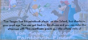 tom sawyer's island paint brush game title