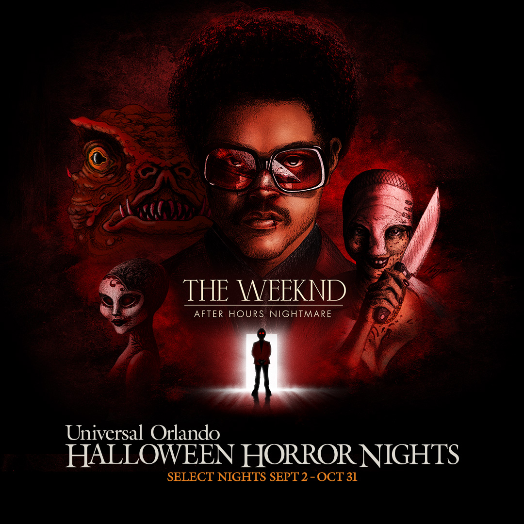 The Weeknd: After Hours Nightmare” Will Terrify Guests in an Unprecedented  Experience at Universal Orlando Resort